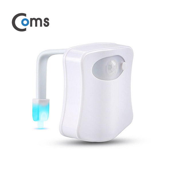 Coms 램프(센서 감지형) 화장실변기 야간등(걸이형/8 color)