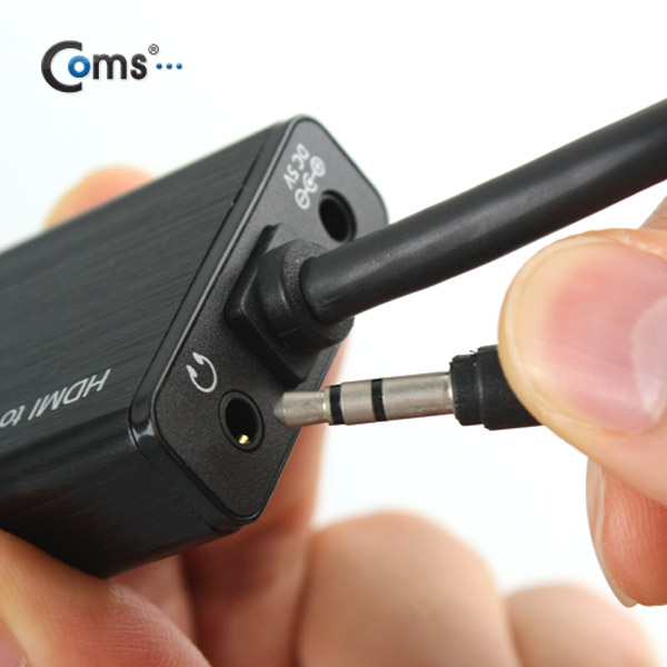 Coms HDMI 컨버터(Mini HDMI to VGA), 오디오 지원