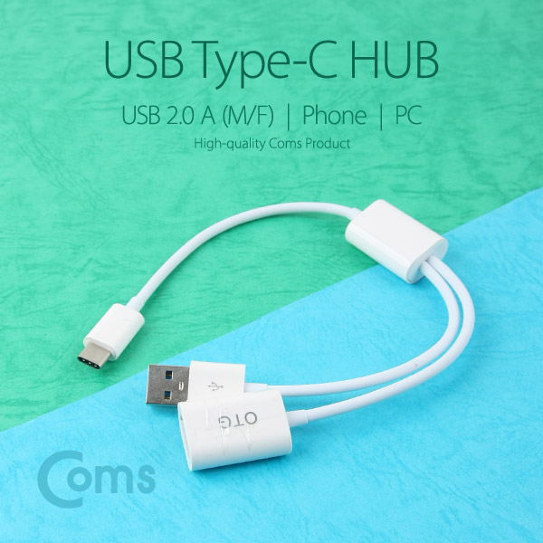 Coms USB 3.1 케이블 (Type C), USB 2.0 A(F)/A(M)