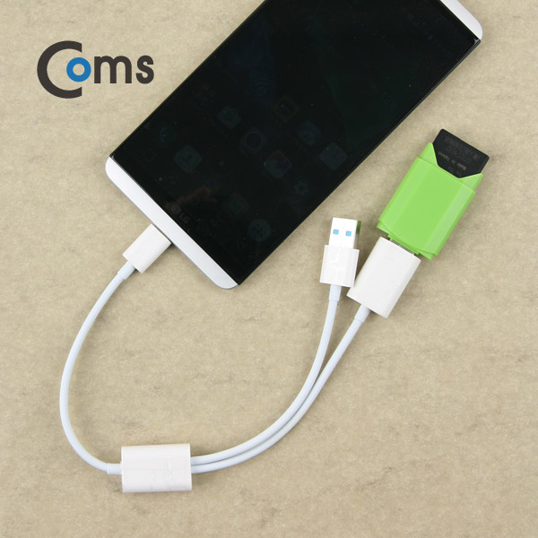 Coms USB 3.1 케이블 (Type C), USB 2.0 A(F)/A(M)