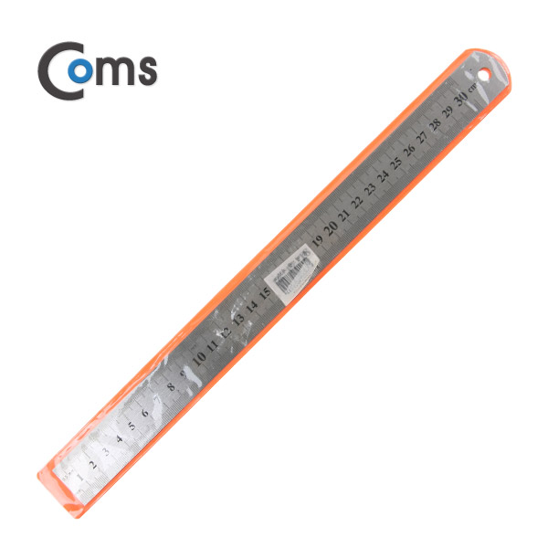 Coms 철제 자, 30cm (스틸)