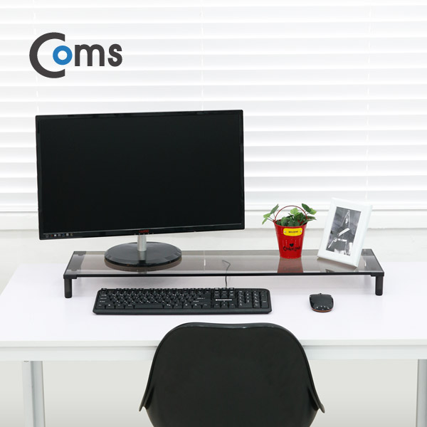 Coms 듀얼 모니터 스탠드(8T/브론즈)
