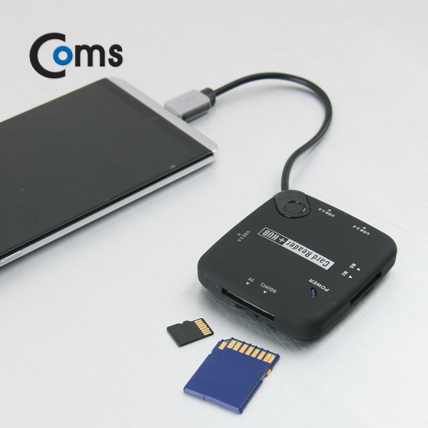 Coms USB 3.1 카드리더기(Type C), USB 3Port+SD/MicroSD/MS/M2