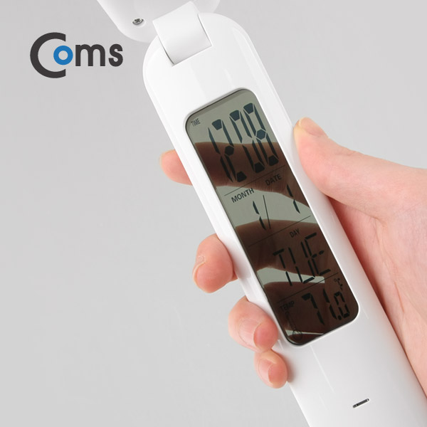 Coms USB LED 램프(충전식) LED바/터치 밝기조절/달력/시간/온도