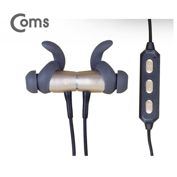 Coms 스위스 투가르투 스테레오 블루투스 이어폰 / 골드