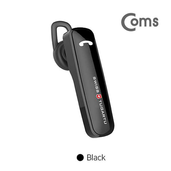 Coms 스위스 투가르투 블루투스 모노 이어셋 / v4.1+EDR / 블랙