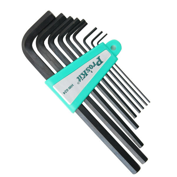 PROKIT 육각 렌치 세트 9pcs (1.5/2/2.5/3/4/5/6/8/10mm) 8PK-024 대체