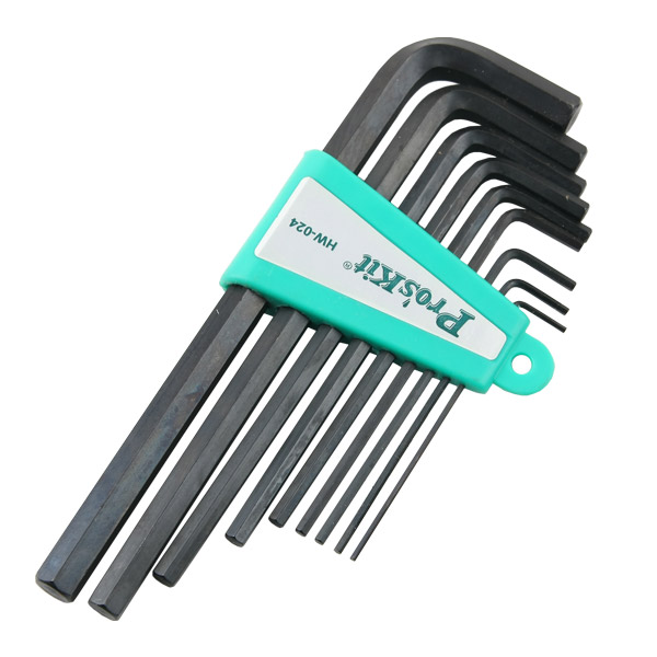 PROKIT 육각 렌치 세트 9pcs (1.5/2/2.5/3/4/5/6/8/10mm) 8PK-024 대체