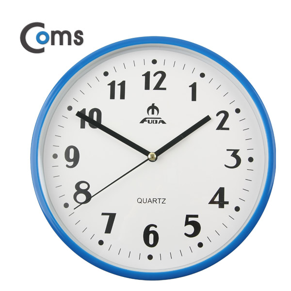 Coms 쿼츠 벽시계 (벽걸이용) 아날로그/무소음/QUARTZ