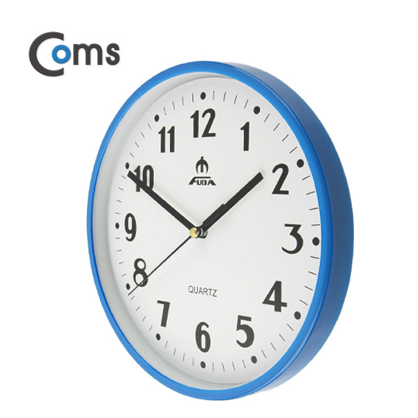 Coms 쿼츠 벽시계 (벽걸이용) 아날로그/무소음/QUARTZ