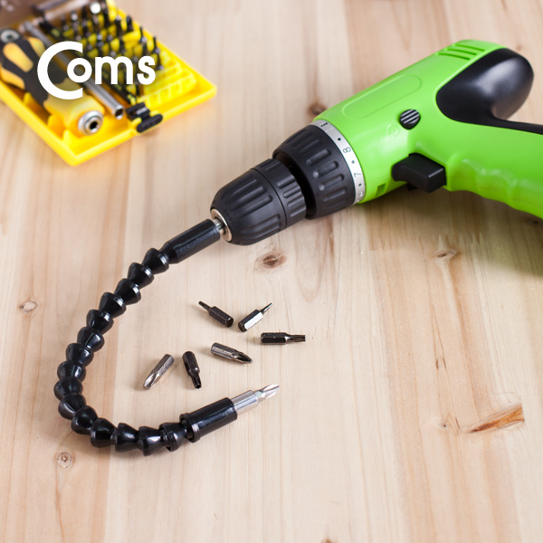 Coms 플렉시블비트(스매쉬)코브라, 육각, 검정