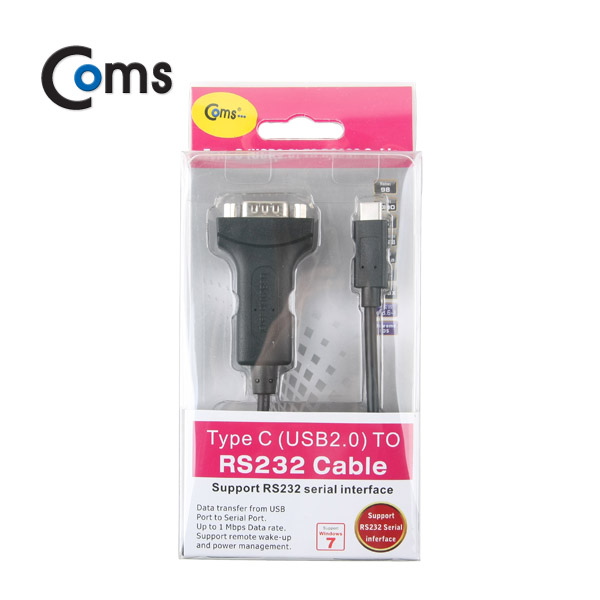 Coms USB 3.1 시리얼 케이블 20cm / Type C / RS232