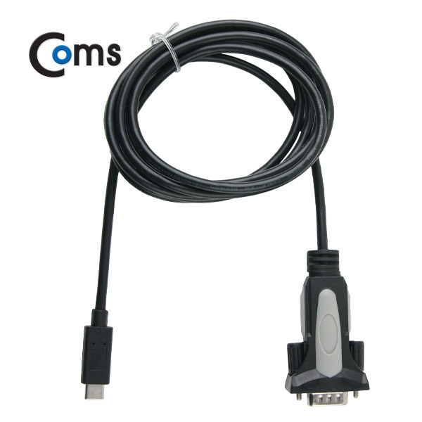 Coms USB 3.1 시리얼 케이블 1.8M / Type C / RS232 / 시리얼 젠더(DB25) 제공