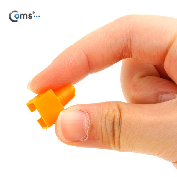 Coms 부트(사각) 오렌지, 1봉 - 100ea