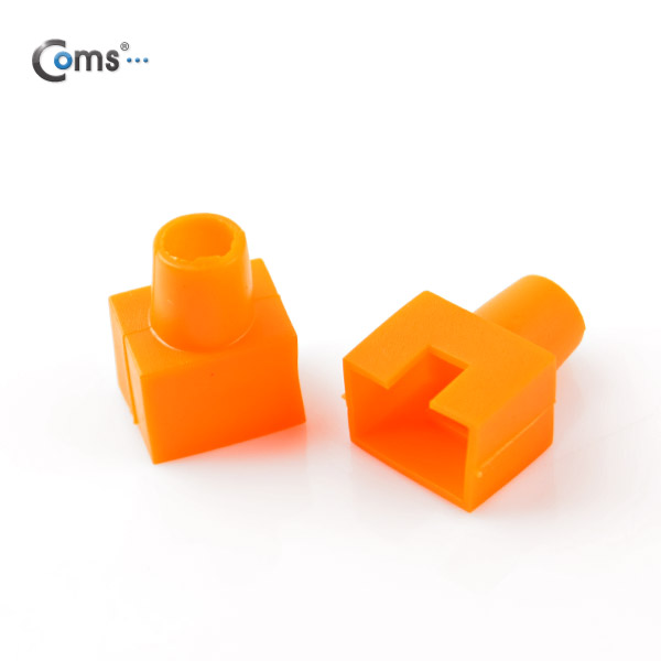 Coms 부트(사각) 오렌지, 1봉 - 100ea