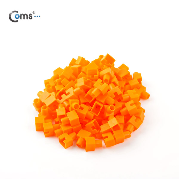 Coms 부트(사각) 오렌지, 1봉 - 100ea