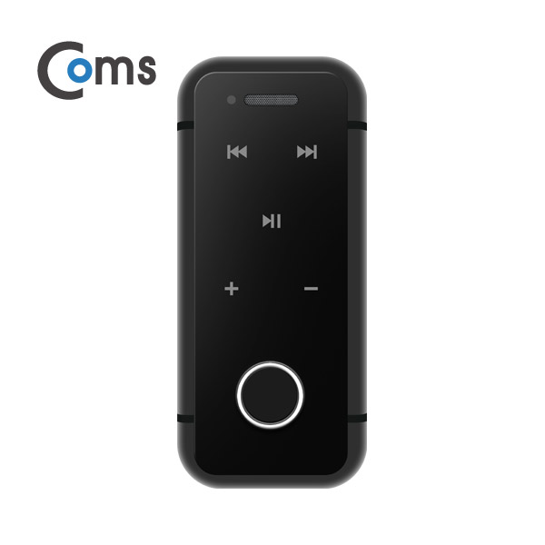 Coms 블루투스 리시버 BT4.1 3.5mm 스테레오, 리모트 컨트롤, 진동 지원 / 검정 / evn1
