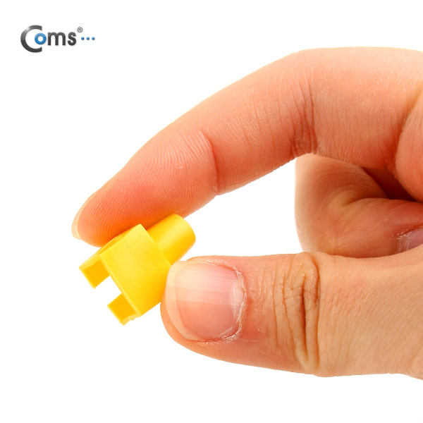 Coms 부트(사각) 노랑, 1봉 - 100ea