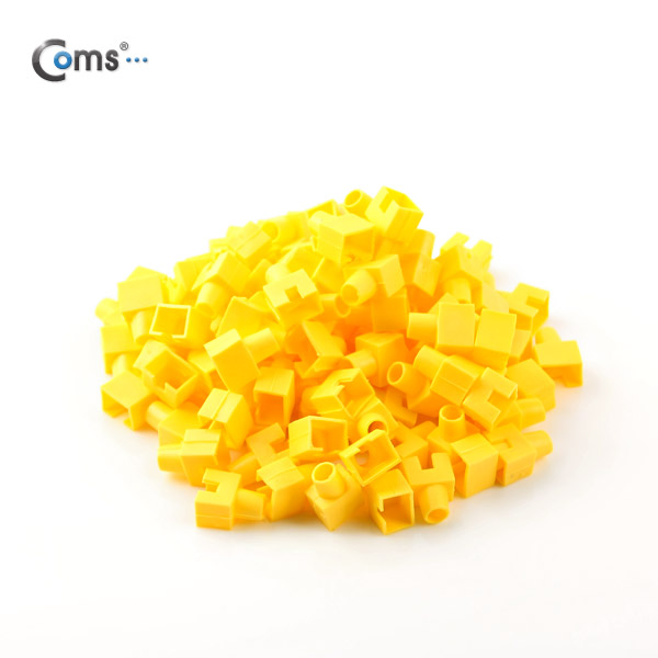 Coms 부트(사각) 노랑, 1봉 - 100ea