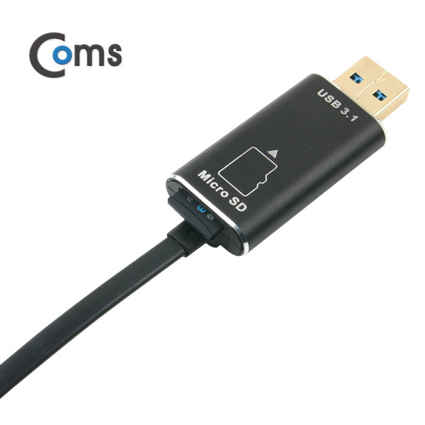 Coms IOS 8핀 (8Pin) USB/OTG 카드리더기 15cm - 8Pin(iOS)/USB & Micro SD