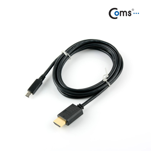 Coms 스마트폰 MHL 케이블 1.8M(갤3/4용),MHL포트 지원 TV용