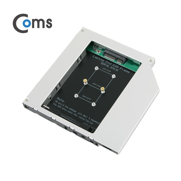 Coms 노트북용 멀티부스트 12.7mm SATA3 지원/mSATA