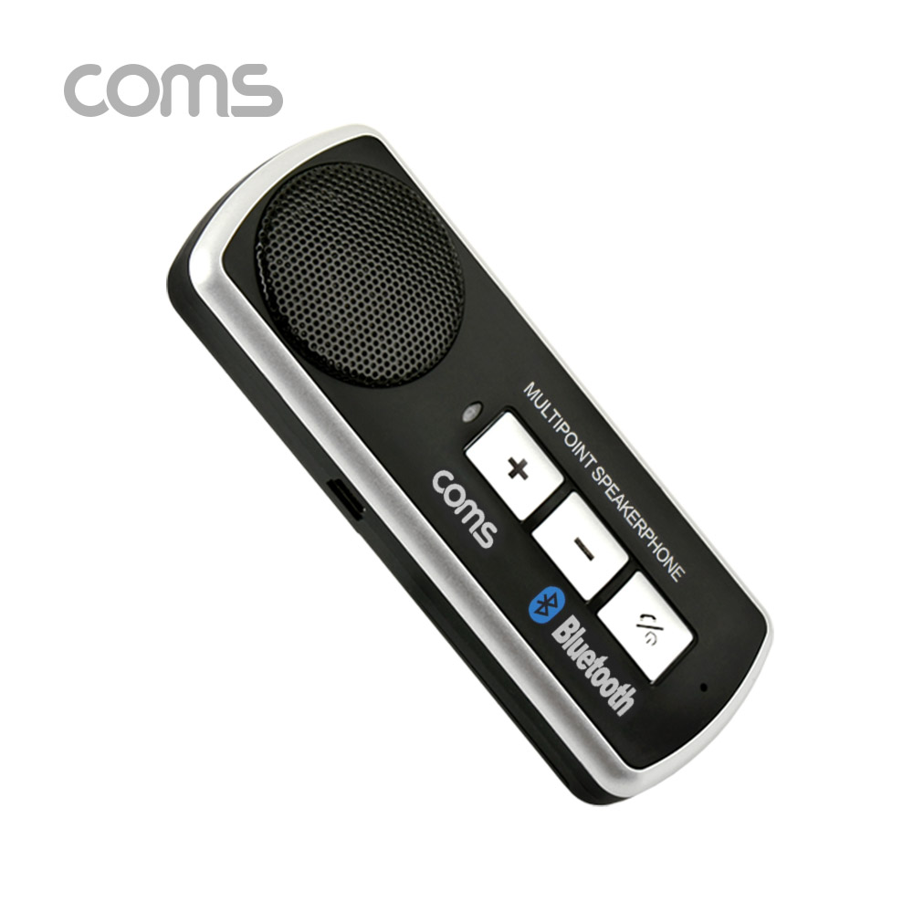 Coms 차량용 블루투스 핸즈프리 스피커(NFC기능/멀티페어링/블루투스3.0)