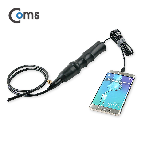 Coms 스마트폰 탐지용 내시경 카메라 / Micro 5Pin / 스마트폰 거치대 / 1M