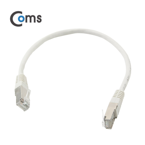 Coms FTP 랜케이블(LAN cable/Direct/Cat 5e) , 30cm - 다이렉트/100Mbps