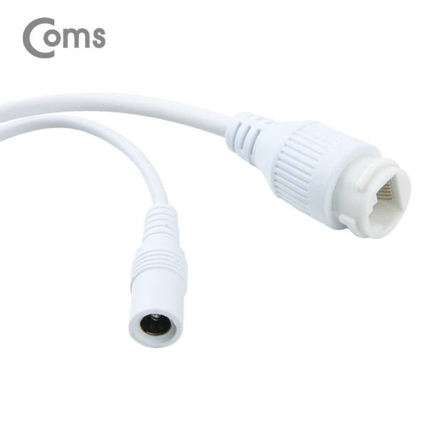 Coms 네트워크(IP카메라) 장비용 케이블 - RJ45/DC(F), 컨넥터 캡형