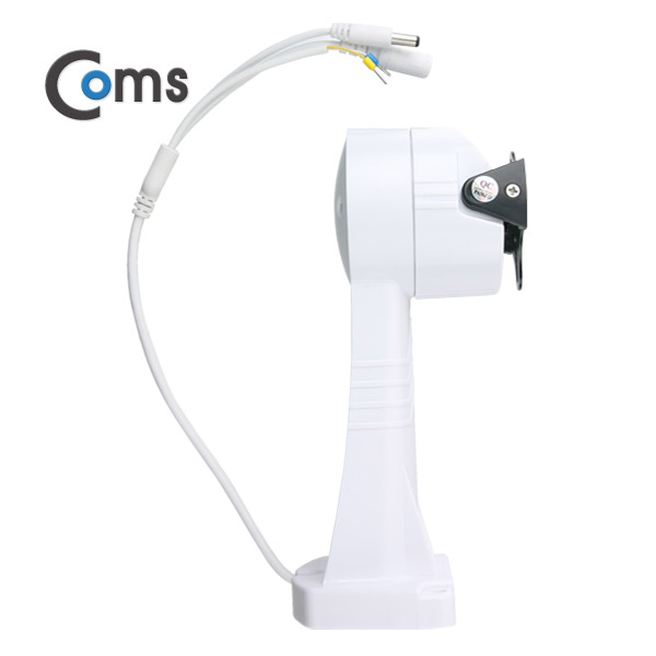Coms CCTV용 거치대(White), 회전모터 / Plastic/1관절, 20cm/Arm형