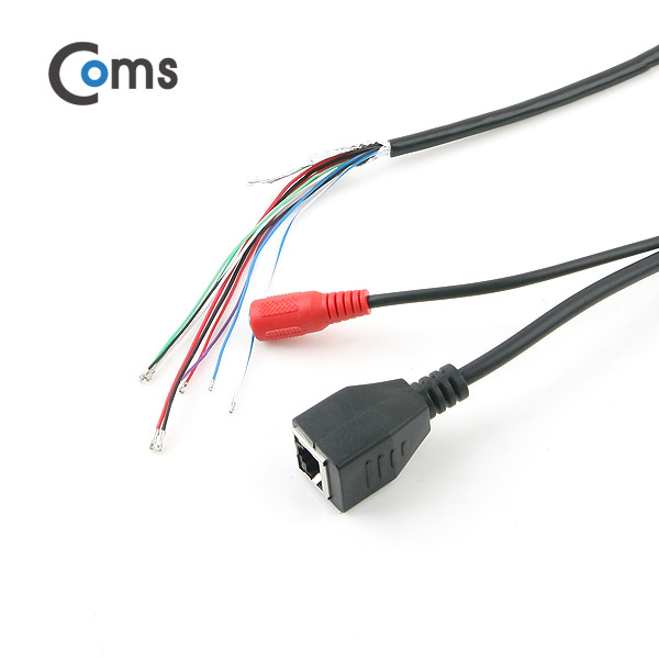 Coms CCTV 케이블(제작용) RJ45/DC(F), 분리형