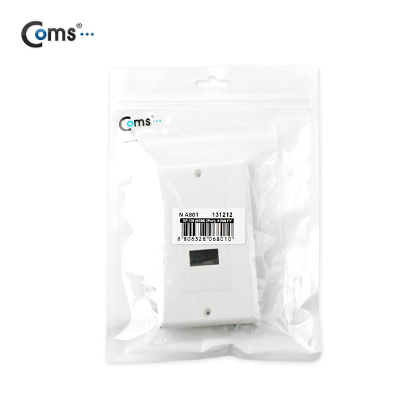 Coms 월 플레이트 PLATE 장착 판넬(HDMI F/F), 2Port