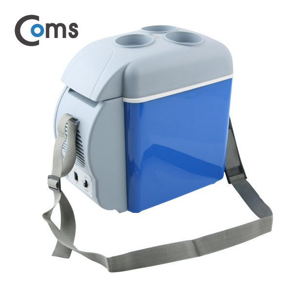 Coms 차량용 냉온장고 / 온열 60도 / 휴대용 / 7.5L (DC 12V 시가전원) / 시가잭(시거잭) / evn2