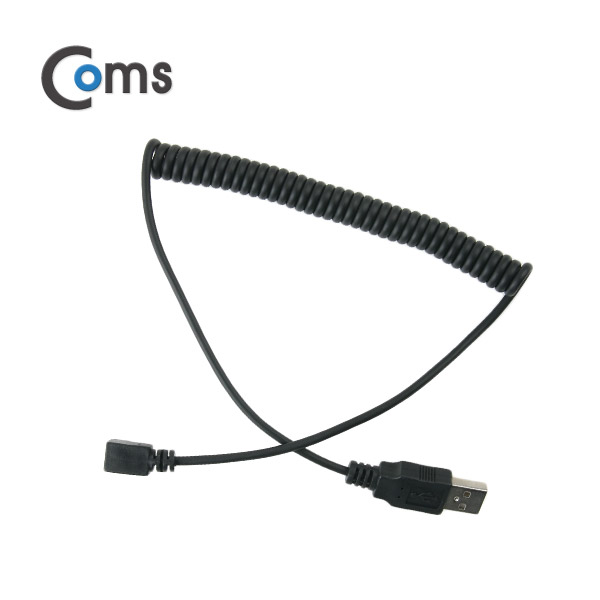 ComsUSB/Micro 5P(B)- 케이블(스프링) 45cm~1M - Micro 5P(M) 하향꺾임(꺽임)