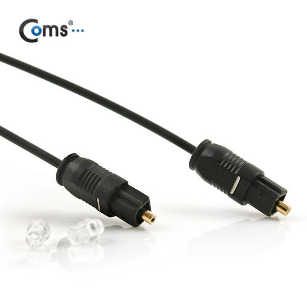 Coms 오디오광 Optical 케이블(2Ø /각-각) 3M 2Ø , Toslink to Toslink