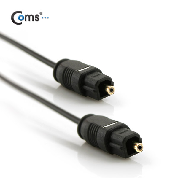 Coms 오디오광 Optical 케이블(2Ø /각-각) 3M 2Ø , Toslink to Toslink