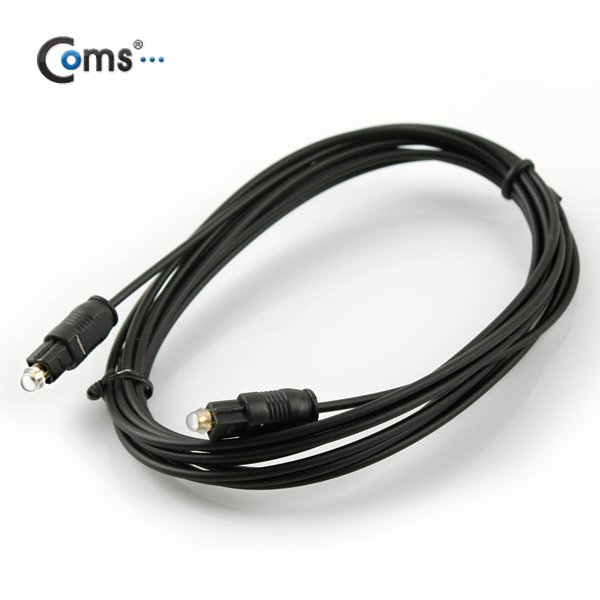 Coms 오디오광 Optical 케이블(2Ø /각-각) 3M 2Ø , Toslink to Toslink