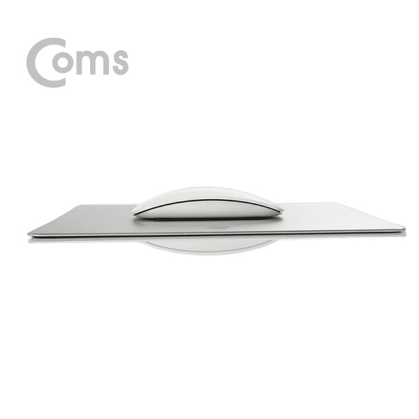 Coms 알루미늄 마우스 패드 / 실버 컬러