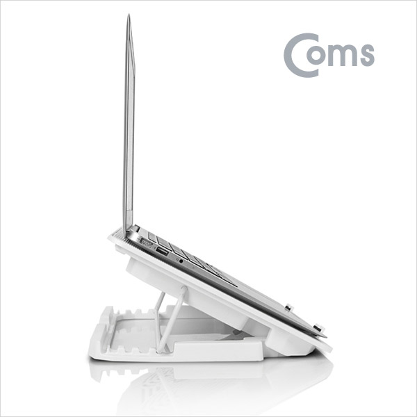 Coms 노트북 쿨링 패드 / 저소음 / 140mm 대형팬 / 화이트