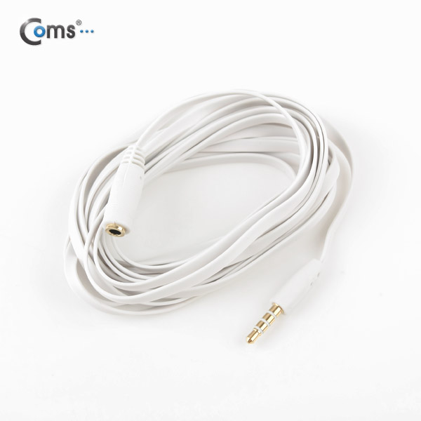 Coms 스테레오 케이블 (Flat/3.5/4극), 3M (연장 M/F)/Stereo/ST