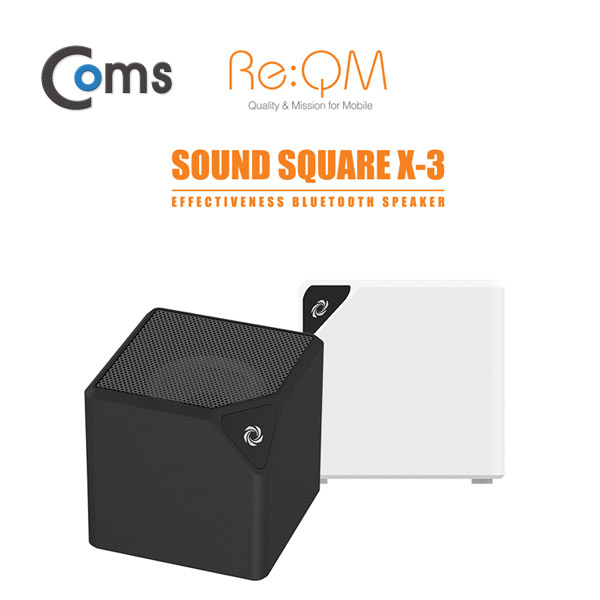 Coms 리큐엠 블루투스 스피커 3W/MicroSD/FM/AUX 지원
