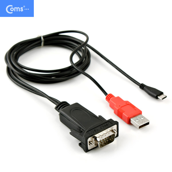 Coms 스마트폰 시리얼 케이블 1M (안드로이드용 / RS232)