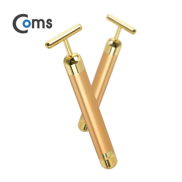 Coms 마사지(진동) 에너지 뷰티 골드 바, 미용 T형 / KC인증제품