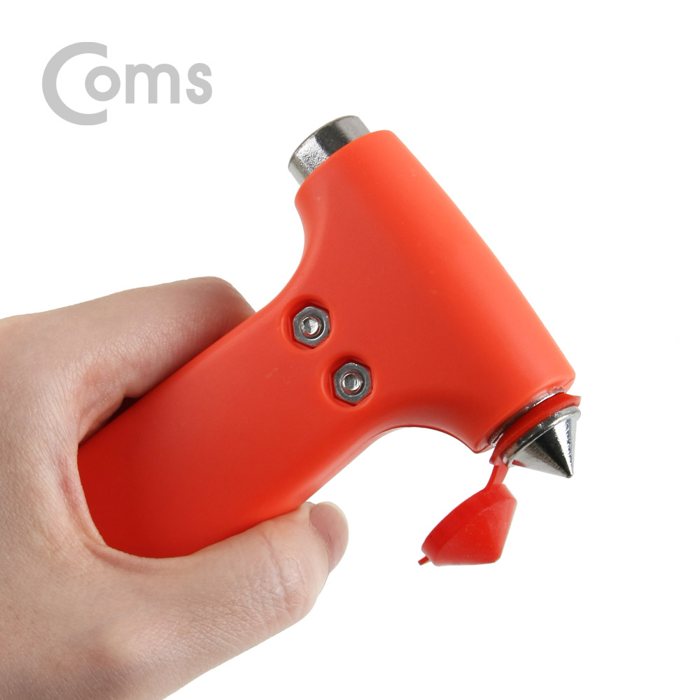 Coms 차량용 비상 해머, 유리/벨트 제거