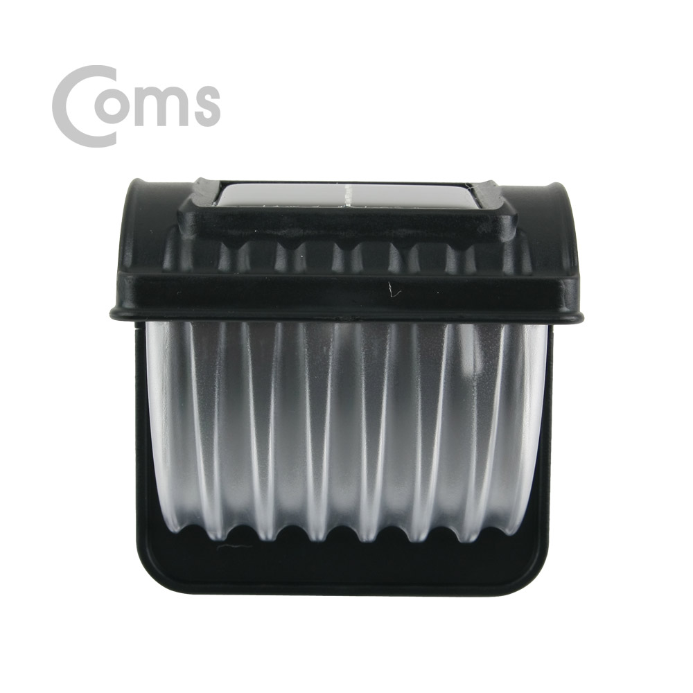 Coms 태양광 LED 정원등/가든램프(1LED/White) 벽면 거치형 / LED 램프
