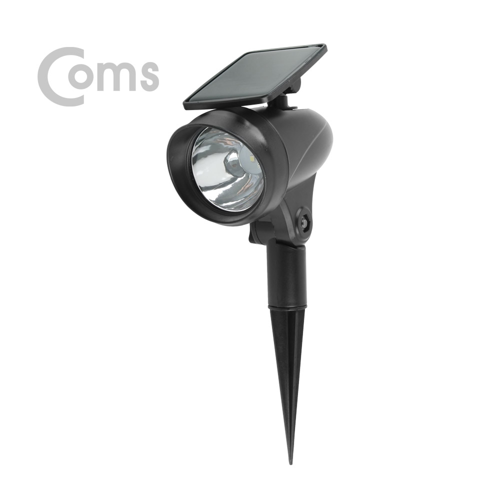Coms 태양광 LED 정원등 / 가든램프(1 SMD LED/White) 스포트라이트형 / LED 램프
