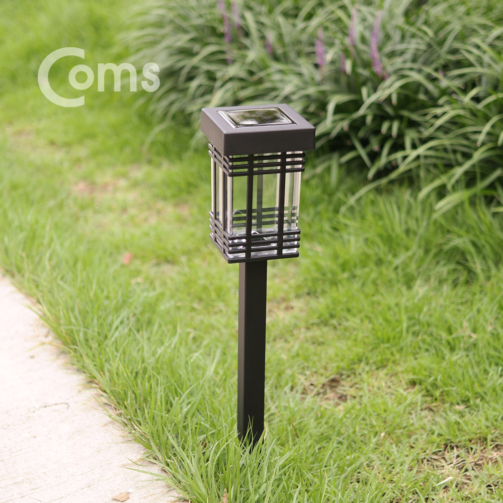 Coms 태양광 LED 정원등 / 가든램프(2 SMD LED/White) 플라스틱 / LED 램프