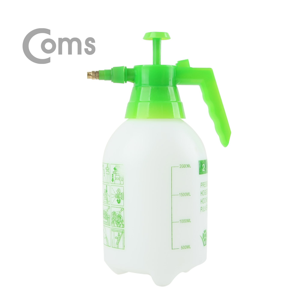 Coms 압축 분무기(2L), 수동펌프식 / 세차 / 화분 분무 / 정원관리