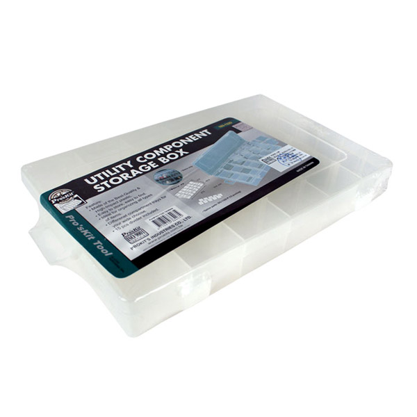 Prokit 다용도 PVC 수납함, 15분배 : 275x177x42.5mm